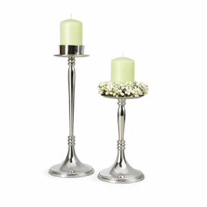 1-armet bloklysestage, sølv