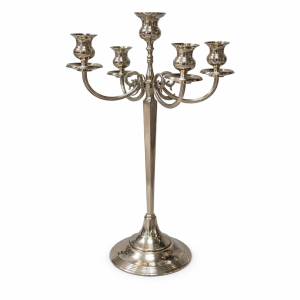 5-armet gulvkandelaber, sølv
