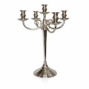 5-armet kandelaber, sølv
