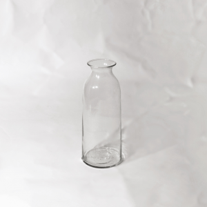Vase, smal diameter glas