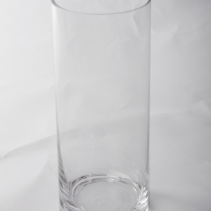 Vase, cylinder glas