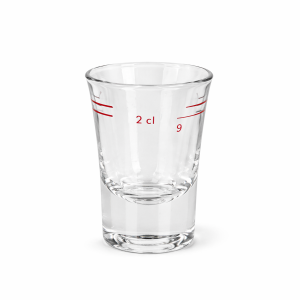 Shotglas m. mærke