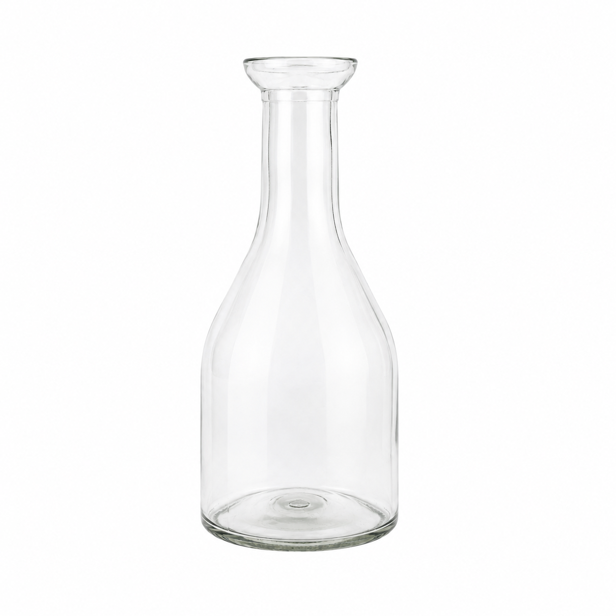 Vase, glas, smal hals